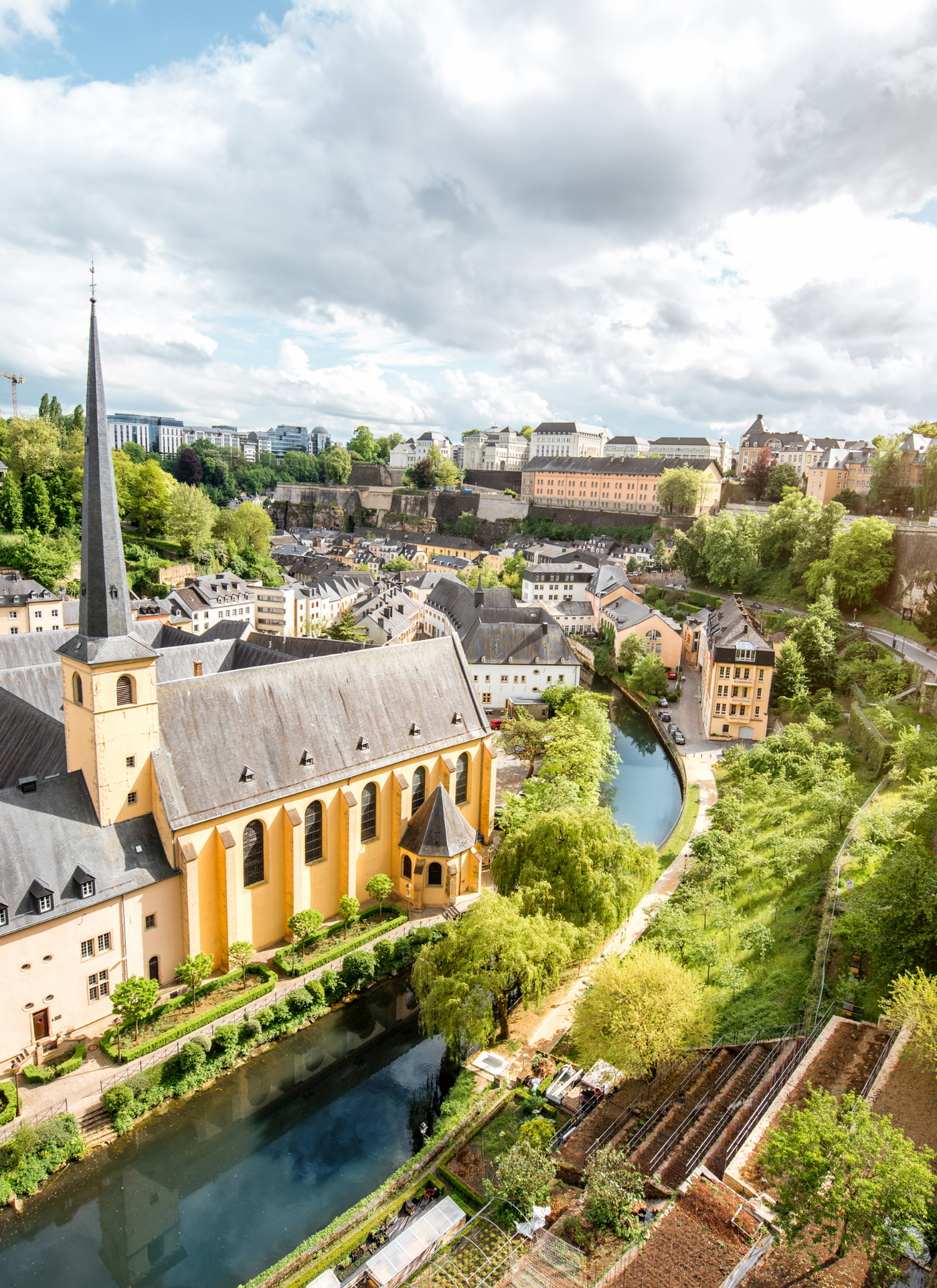 Charming Luxembourg Old Town – Paint by Numbers Kit