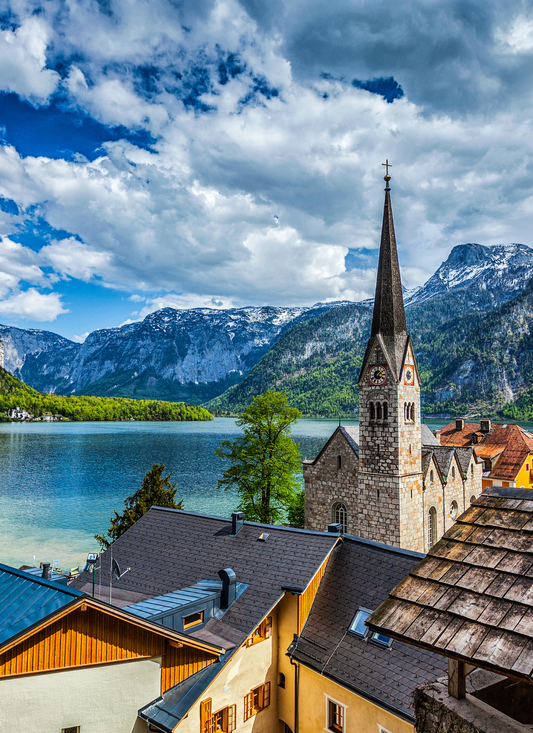 Charming Church by the Lake – Paint by Numbers