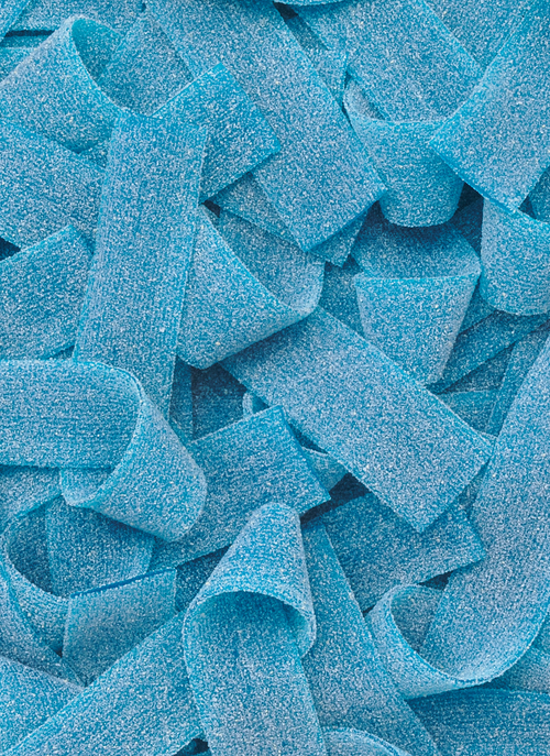 Electric Blue Candy Ribbons – Paint by Numbers Kit