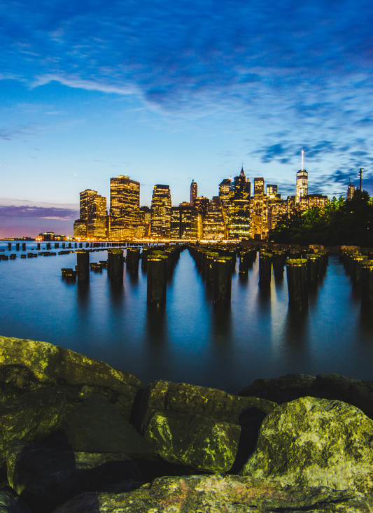 New York City Skyline at Dusk – Paint by Numbers Kit