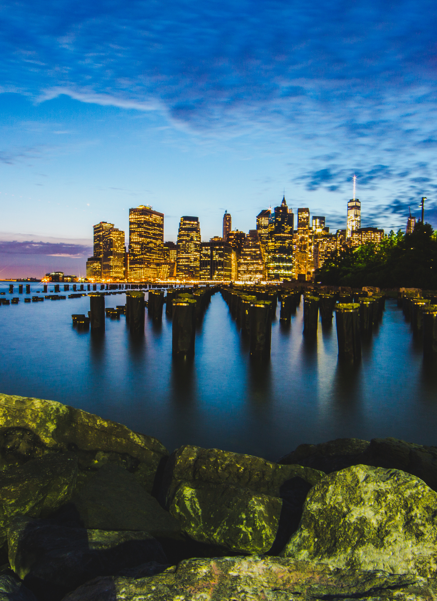 New York City Skyline at Dusk – Paint by Numbers Kit