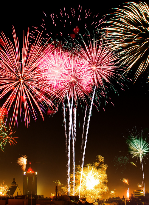 City Fireworks Celebration – Paint by Numbers Kit