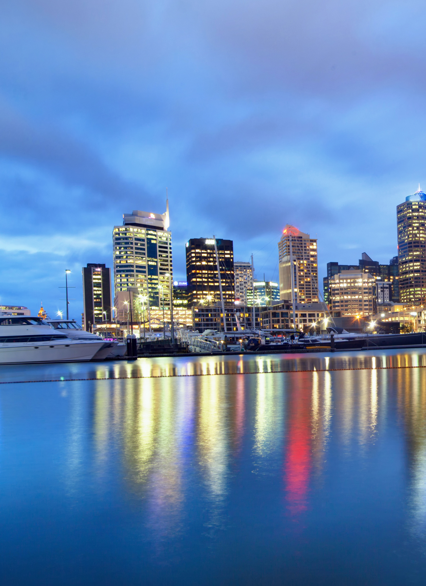 Auckland Waterfront City Lights - Paint by Numbers Kit