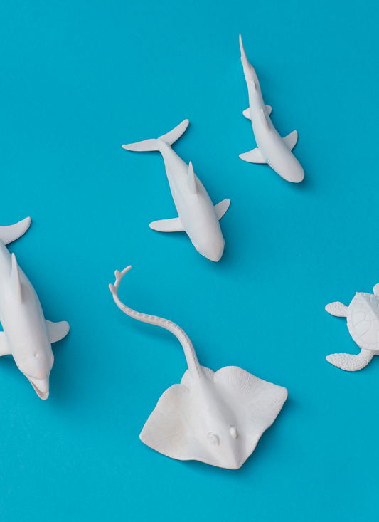 Marine Life Figurines - Paint by Numbers