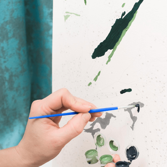 Love & Color - Newlyweds' Custom Painting By Numbers Kit