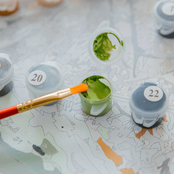 Mind Calming: ADHD Paint By Numbers Kit