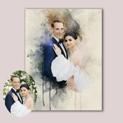 Love & Color - Newlyweds' Custom Painting By Numbers Kit